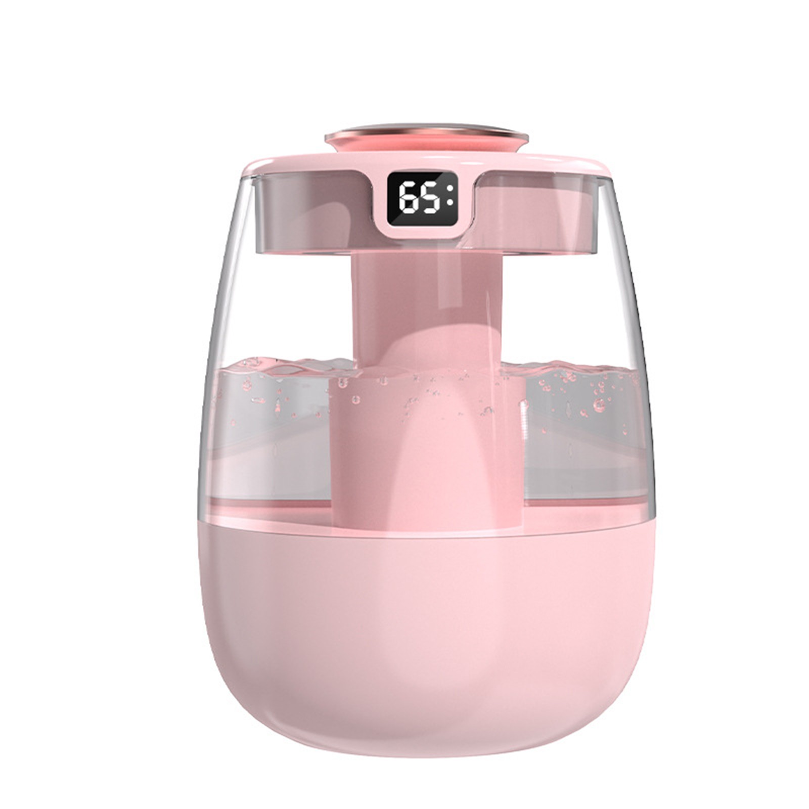 Harlier Humidifiers for Bedroom, Dual Mist Ports 3 Speeds USC Charge Small Humidifier, 400ml Desk Portable Humidifier with Light, Auto Shut-Off, for Baby/Nursery/Plant